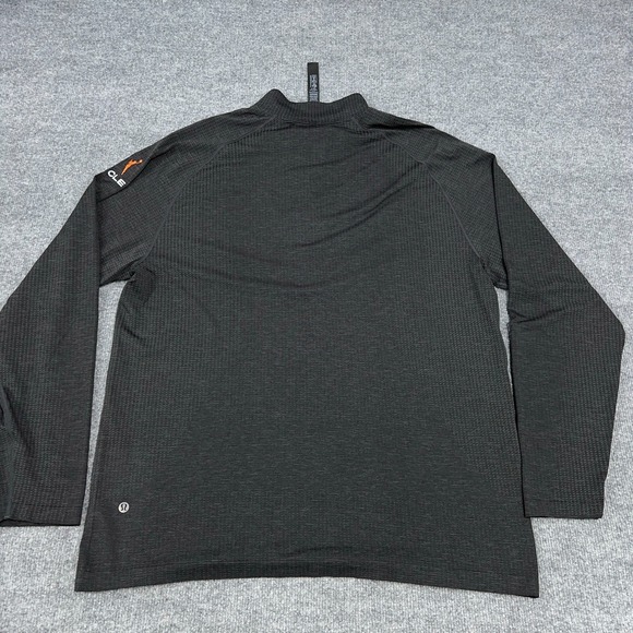 Lululemon Half Zip Pullover Men 2XL Graphite Gray Black Metal Vent Tech CLE WNBA - Picture 7 of 9